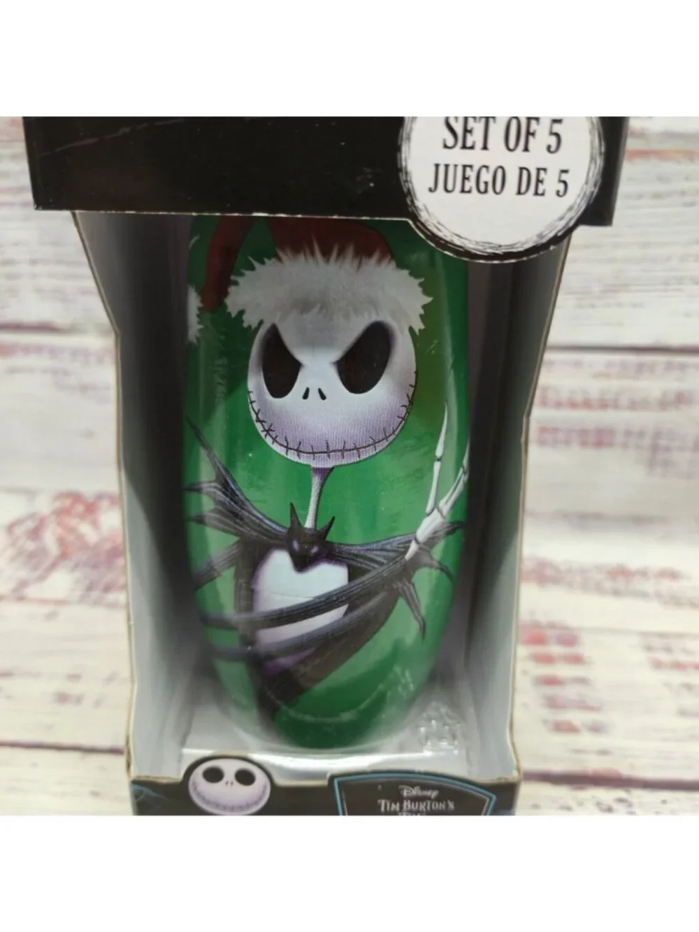 Nightmare Before Christmas 5-piece nesting doll set featuring Jack Skellington